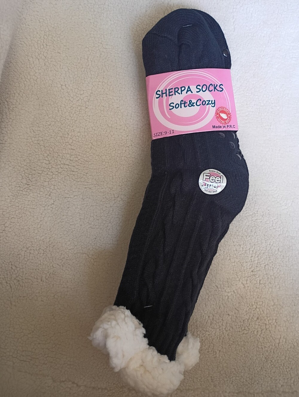 Sherpa Socks Soft & Cozy- Various Colors/Designs - Picture 9 of 10